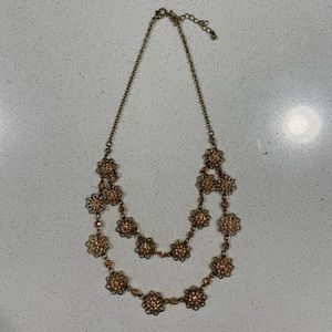 Two-tiered necklace